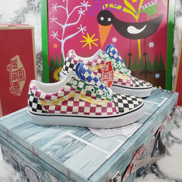 Vans Old Skool Glitter Check - Picture 10 of 15